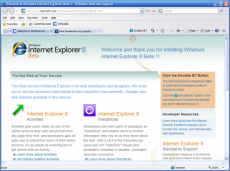 Скриншот 1 из 2 программы Internet Explorer 9.0 for Windows 7