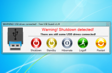 Скриншот 1 из 2 программы Free USB Guard