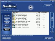 Скриншот 1 из 2 программы CleanCenter