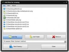 Скриншот 1 из 1 программы Soft4Boost Secure Eraser