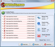 Скриншот 3 из 4 программы SUPERAntiSpyware