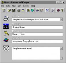 Скриншот 1 из 2 программы Password Keeper