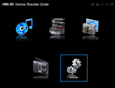 Скриншот 2 из 2 программы ASUS Home Theater Gate