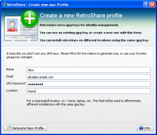Скриншот 11 из 12 программы RetroShare