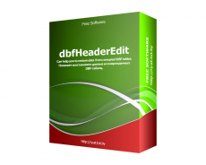 Скриншот 2 из 2 программы dbfHeaderEdit