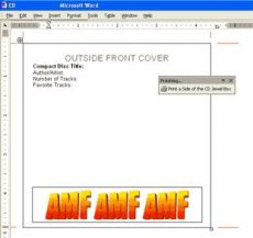 Скриншот 1 из 1 программы CD Jewel Case and Label Creator