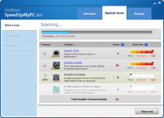 Скриншот 2 из 3 программы SpeedUpMyPC