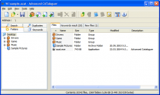Скриншот 1 из 4 программы Advanced CATaloguer