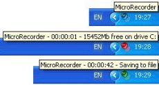 Скриншот 2 из 2 программы MicroRecorder