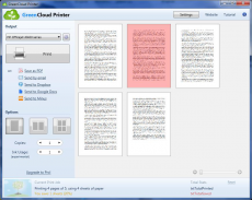 Скриншот 1 из 1 программы GreenCloud Printer