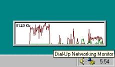 Скриншот 1 из 1 программы Dial-Up Networking Monitor