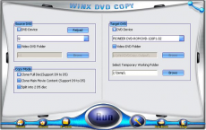 Скриншот 1 из 1 программы WinX DVD Copy