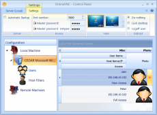 Скриншот 1 из 1 программы OnlineVNC Server