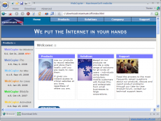 Скриншот 1 из 12 программы WebCopier