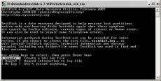 Скриншот 1 из 1 программы TestDisk