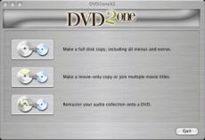 Скриншот 1 из 2 программы DVD2one