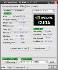 Скриншот 5 из 10 программы GPU Caps Viewer