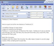 Скриншот 2 из 2 программы TextAloud