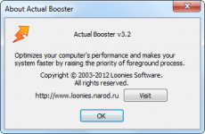 Скриншот 3 из 3 программы Actual Booster