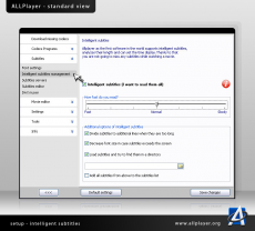 Скриншот 8 из 9 программы ALLPlayer