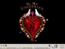 Скриншот 1 из 1 программы Valentine's Hearts - Animated Screenmate 2008