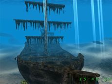 Скриншот 1 из 1 программы Pirates Ship 3D Screensaver