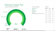 Скриншот 3 из 4 программы Network Speed Test (Windows 10/8.1)