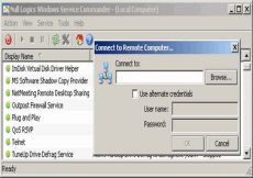 Скриншот 1 из 1 программы Windows Service Commander