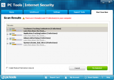 Скриншот 2 из 3 программы PC Tools Internet Security 2012