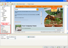Скриншот 4 из 6 программы A4DeskPro Flash Website Builder