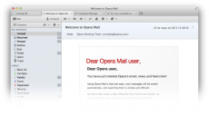 Скриншот 1 из 2 программы Opera Mail