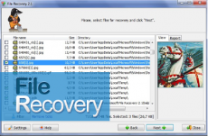 Скриншот 1 из 1 программы SWM File Recovery