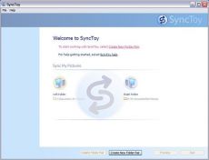 Скриншот 1 из 2 программы Microsoft SyncToy