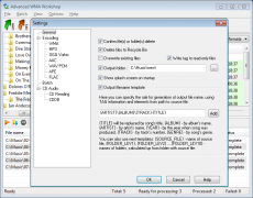 Скриншот 3 из 3 программы Advanced WMA Workshop