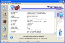 Скриншот 1 из 1 программы WinTools.net Classic