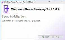 Скриншот 3 из 3 программы Windows Device Recovery Tool / Nokia Software Recovery Tool