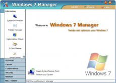 Скриншот 1 из 1 программы Windows 7 Manager