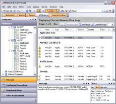 Скриншот 1 из 2 программы Network Event Viewer