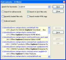 Скриншот 5 из 6 программы Offline Explorer
