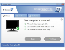 Скриншот 1 из 4 программы F-Secure Internet Security 2014