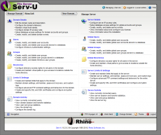 Скриншот 1 из 4 программы Serv-U