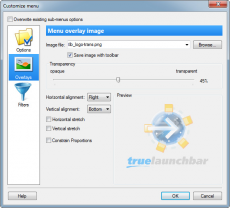 Скриншот 2 из 8 программы True Launch Bar