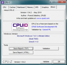 Скриншот 7 из 7 программы CPU-Z