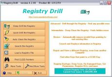 Скриншот 1 из 1 программы Registry Drill