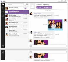 Скриншот 1 из 3 программы Viber для Windows