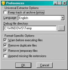 Скриншот 4 из 5 программы Universal Extractor