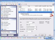 Скриншот 1 из 1 программы PowerQuest Partition Magic