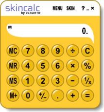 Скриншот 1 из 1 программы SkinCalc