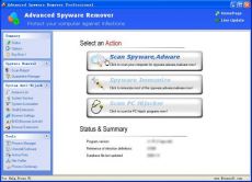 Скриншот 1 из 1 программы Advanced Spyware Remover