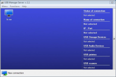 Скриншот 1 из 1 программы USB Manager Server-Client
